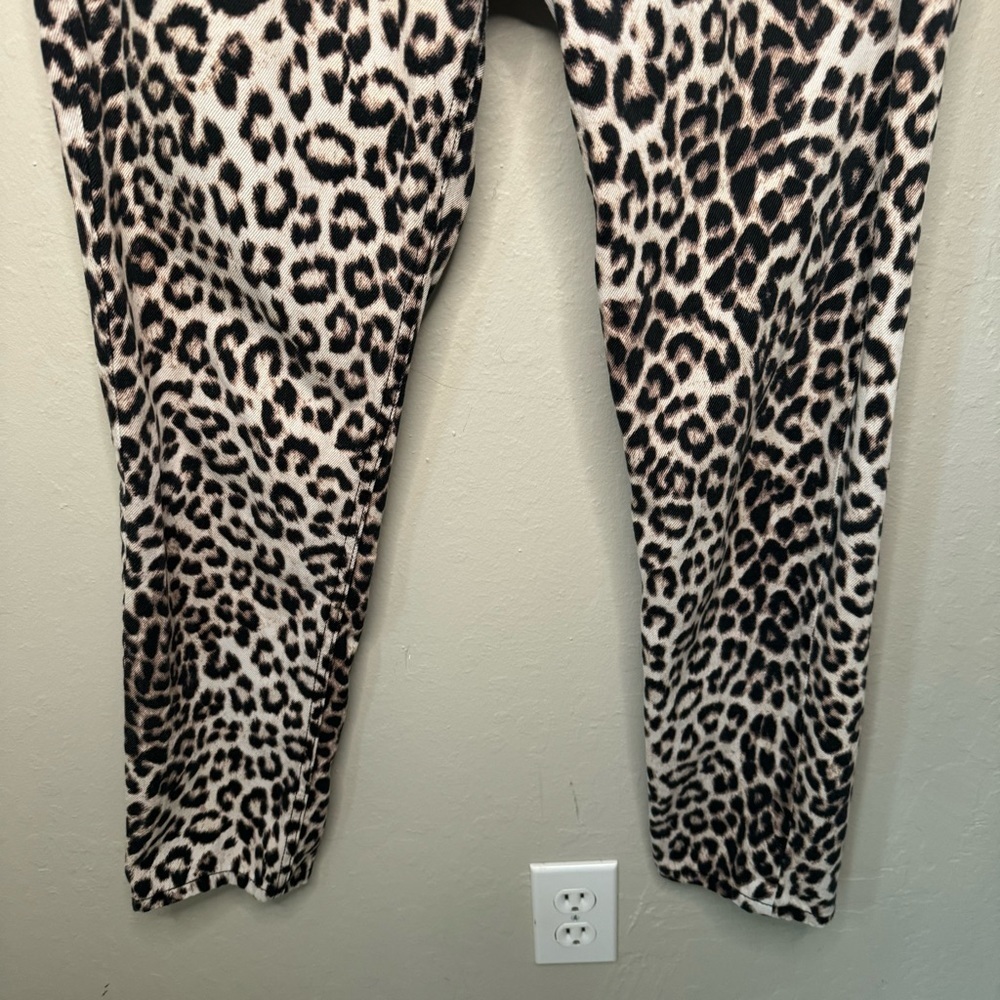 RAG & BONE Boyfriend Jeans Snow Leopard Print Mid-Rise Loose Fit Ankle Denim 27 - Picture 8 of 13